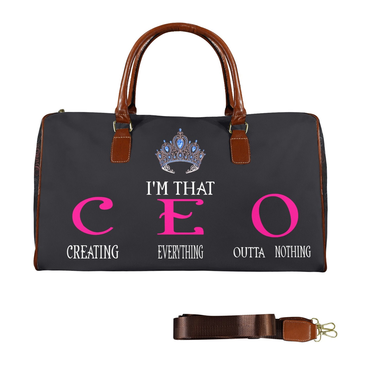 Statement Maker" Typography Duffle