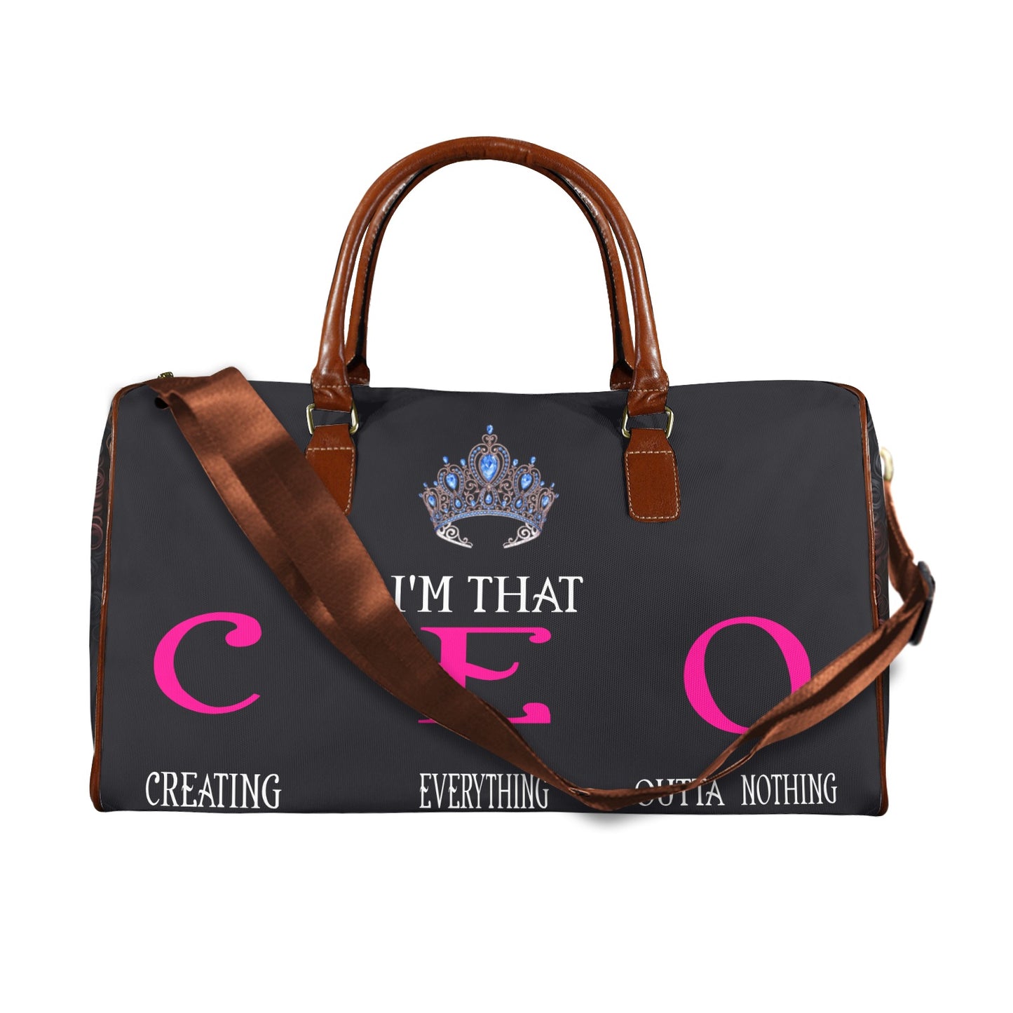 Statement Maker" Typography Duffle