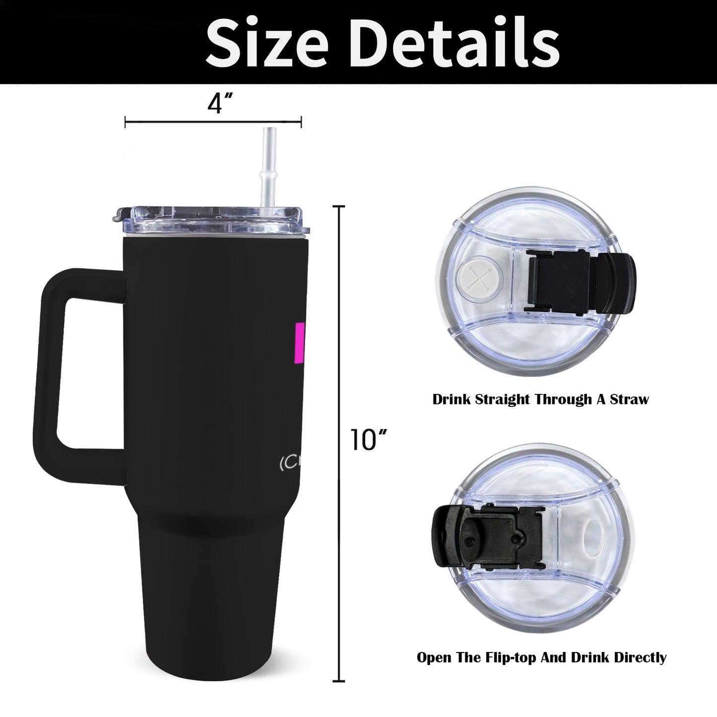 C.E.O. Tumbler Collection Stainless Steel Tumbler – 40oz