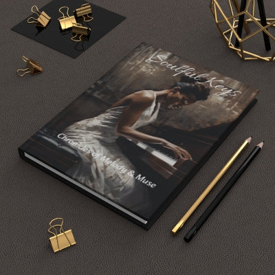Soulful Keys: Chronicles of Melody and Muse, Hardcover Journal Matte