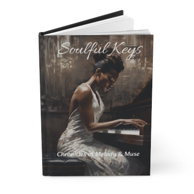 Soulful Keys: Chronicles of Melody and Muse, Hardcover Journal Matte