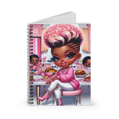 Chic & Sassy: The Pink Essence Collection Spiral Notebook - Ruled Line