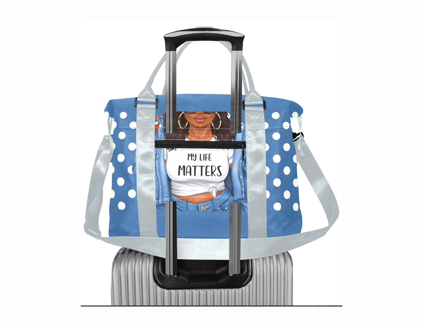 My Life Matters Large Capacity Duffle Bag