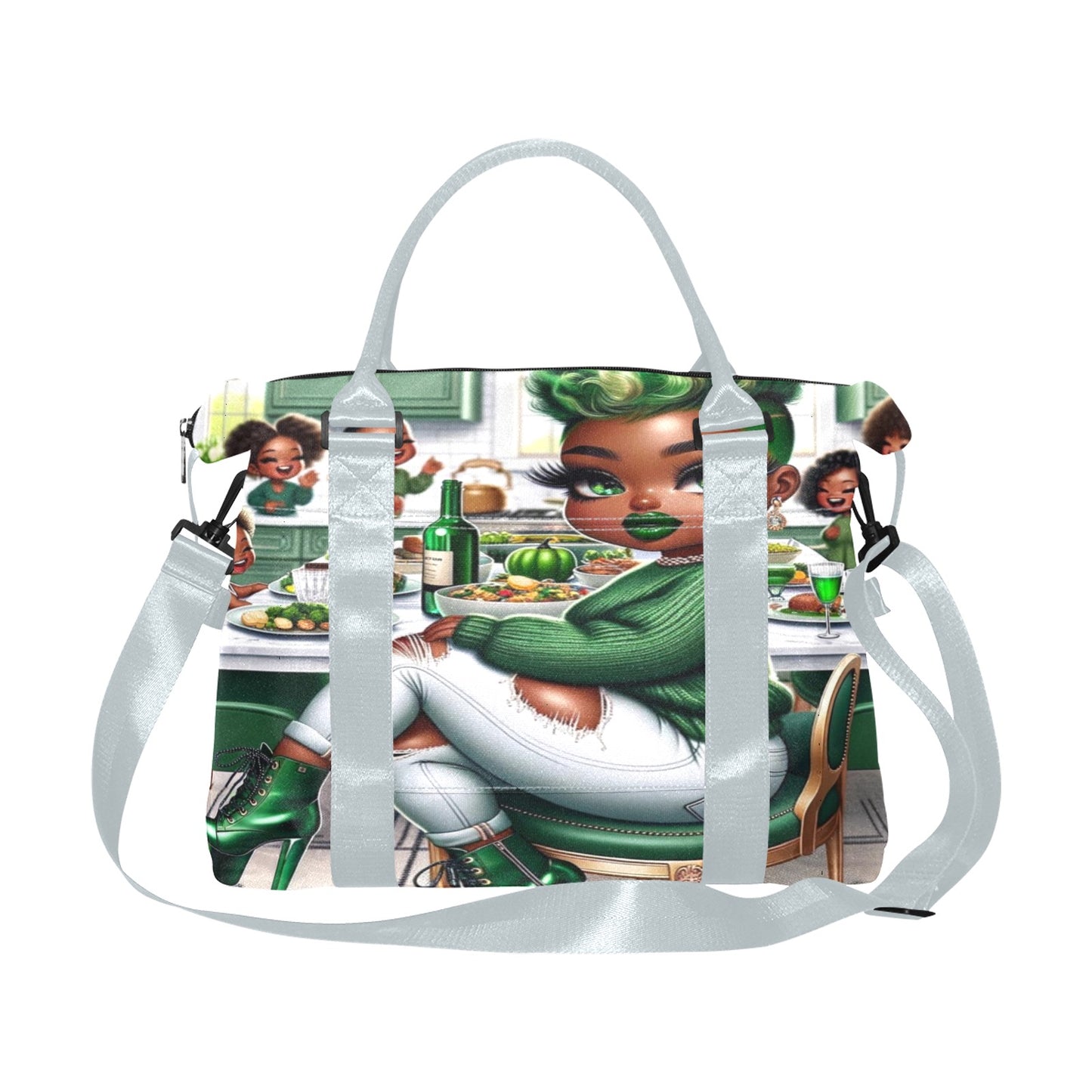 Chic & Sassy: Green Essence Duffle Bag