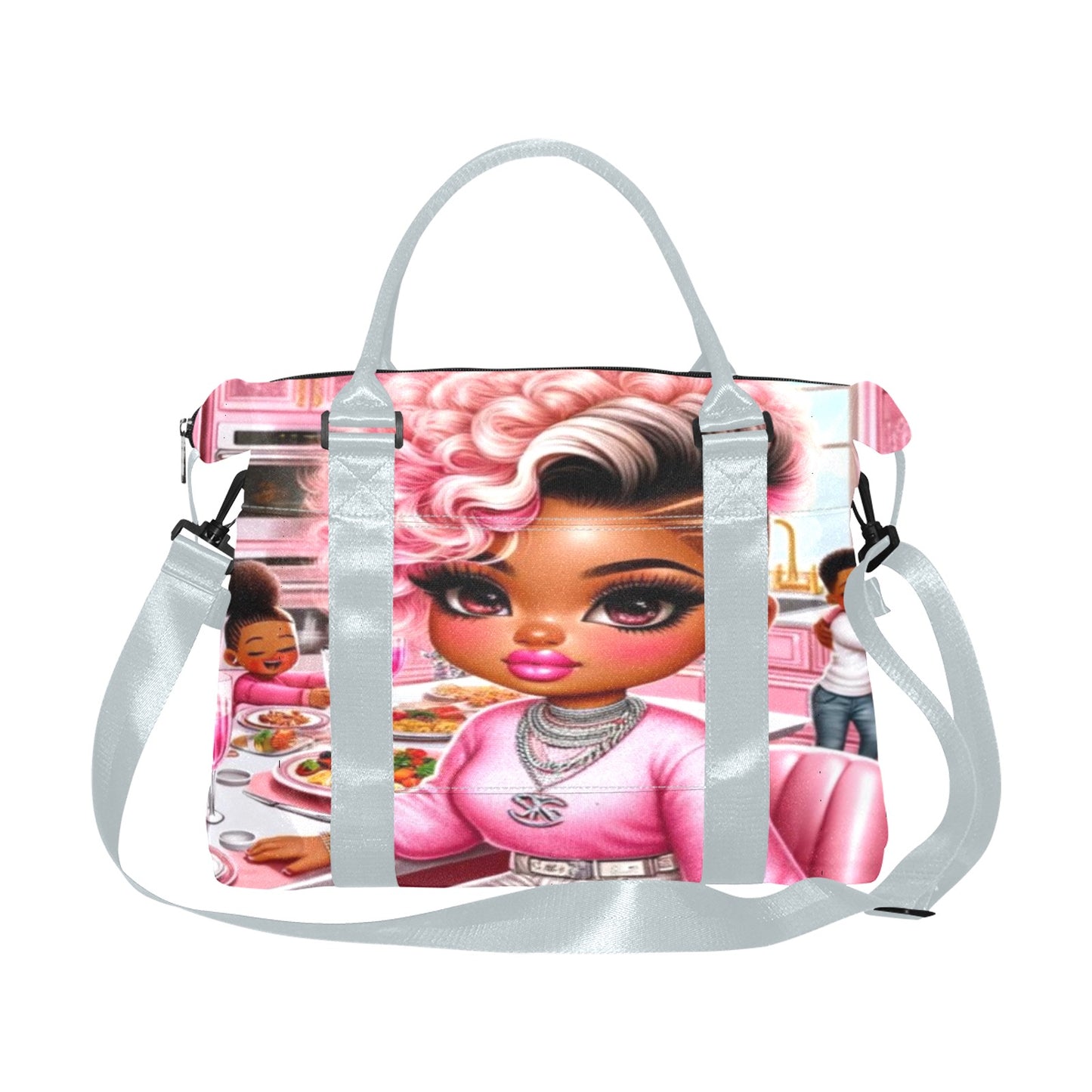 Chic & Sassy: Pink Essence Duffle Bag