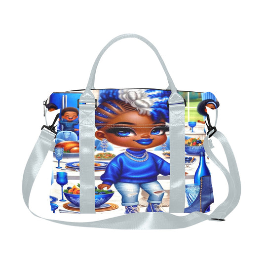 Chic & Sassy: Blue Essence Duffle Bag