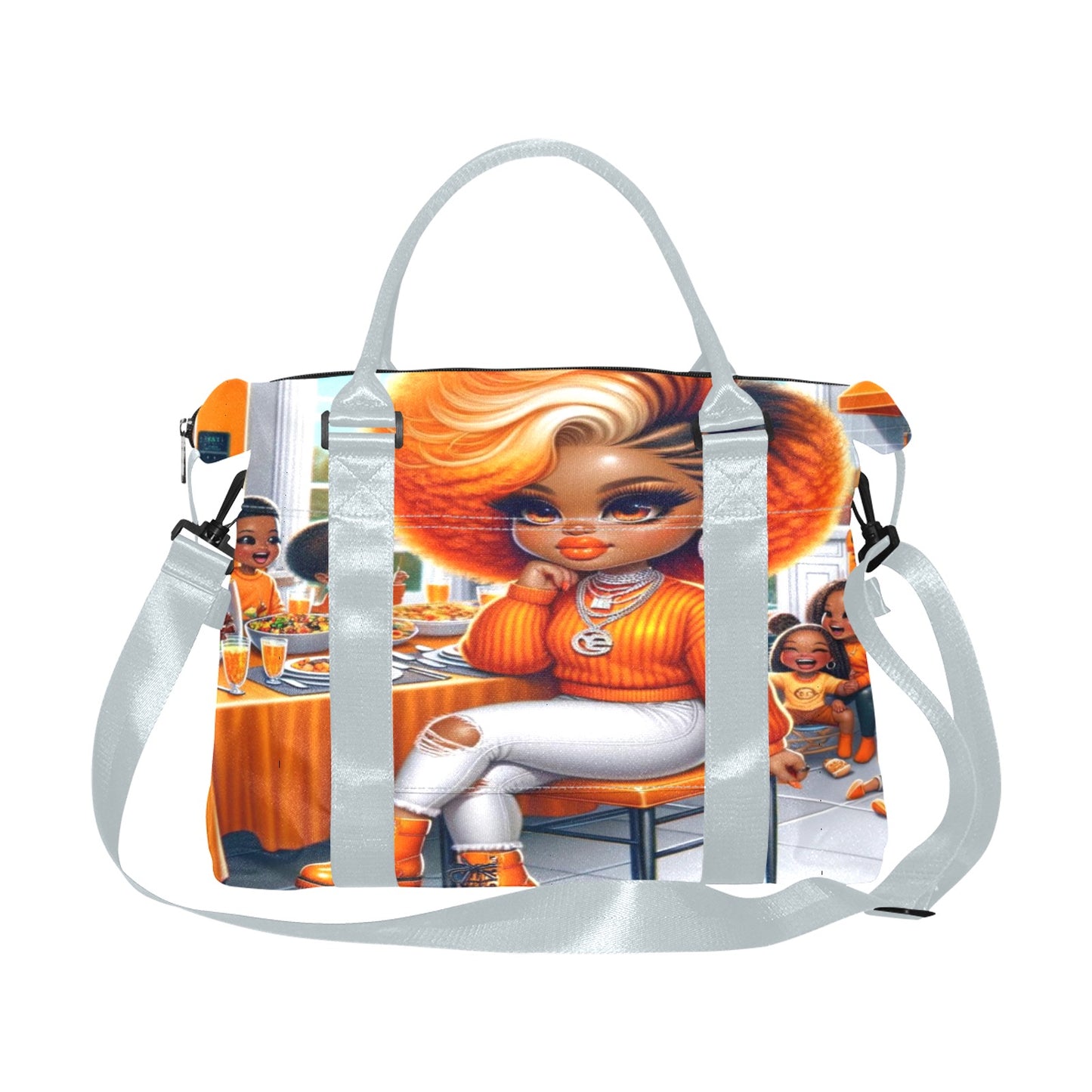 Chic & Sassy: Orange  Essence Duffle Bag