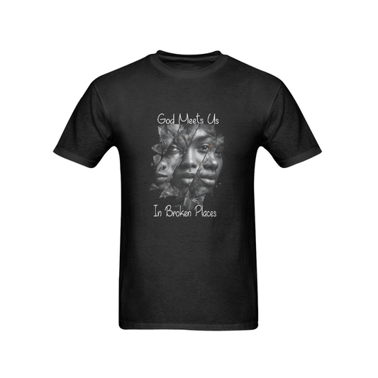 God Meets Us In Broken Places Tee - Broken Places Collection