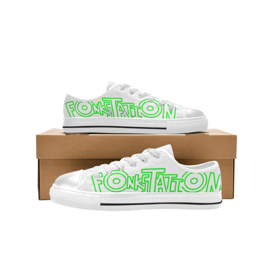 Fonkstation Low Top Sneakers-White