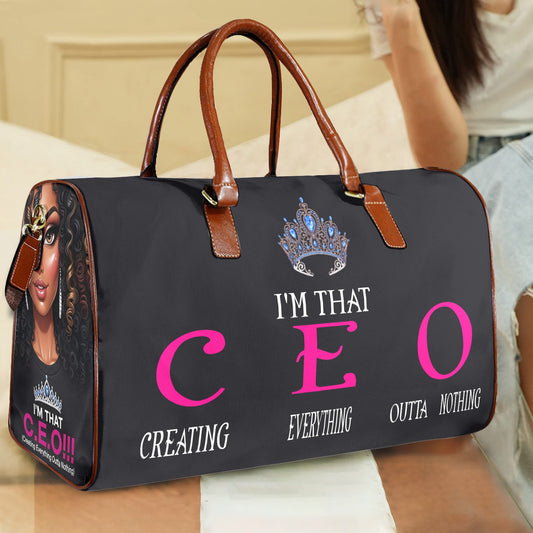 Statement Maker" Typography Duffle