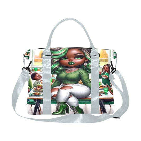 Chic & Sassy: Green Essence Duffle Bag