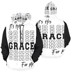 It’s His Grace for me all over print hoodie