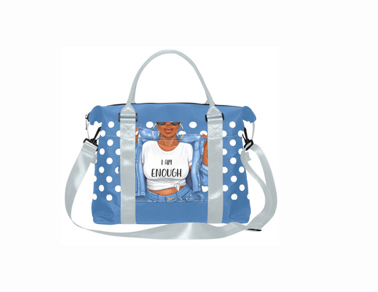 FOS I Am Enough Large Capacity Duffle Bag