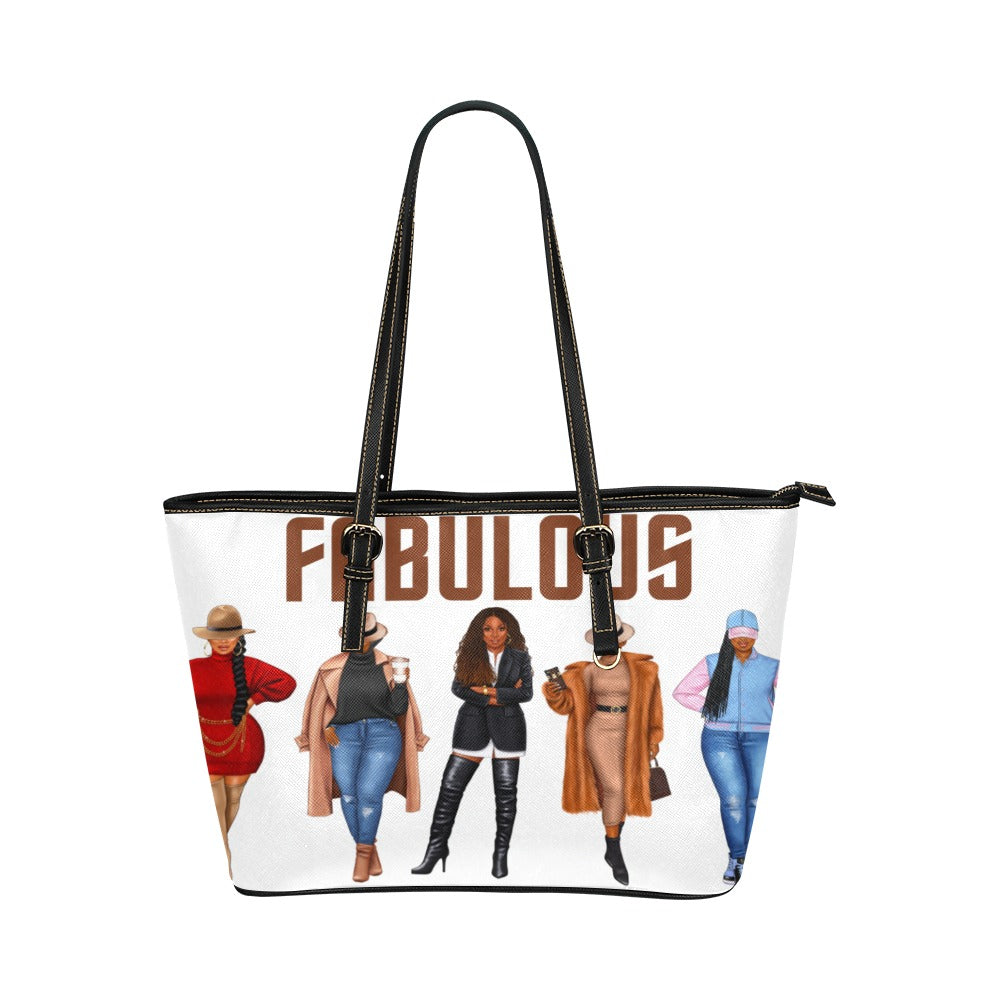 FOS FABULOUS Small Leather Tote