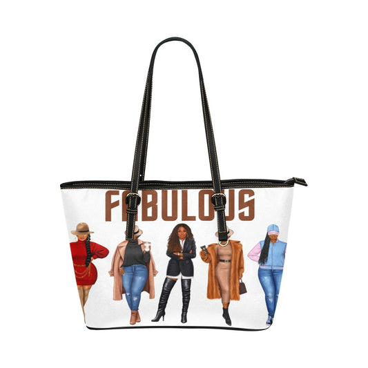 FOS FABULOUS Small Leather Tote