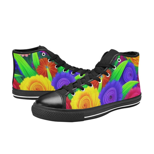 Floral Women's high Top sneakers